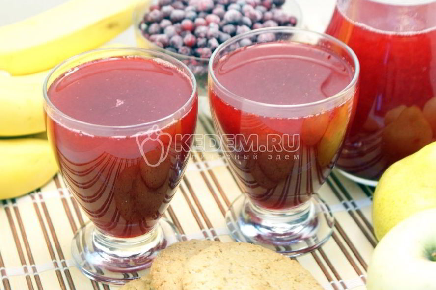 Рецепт брусничный морс