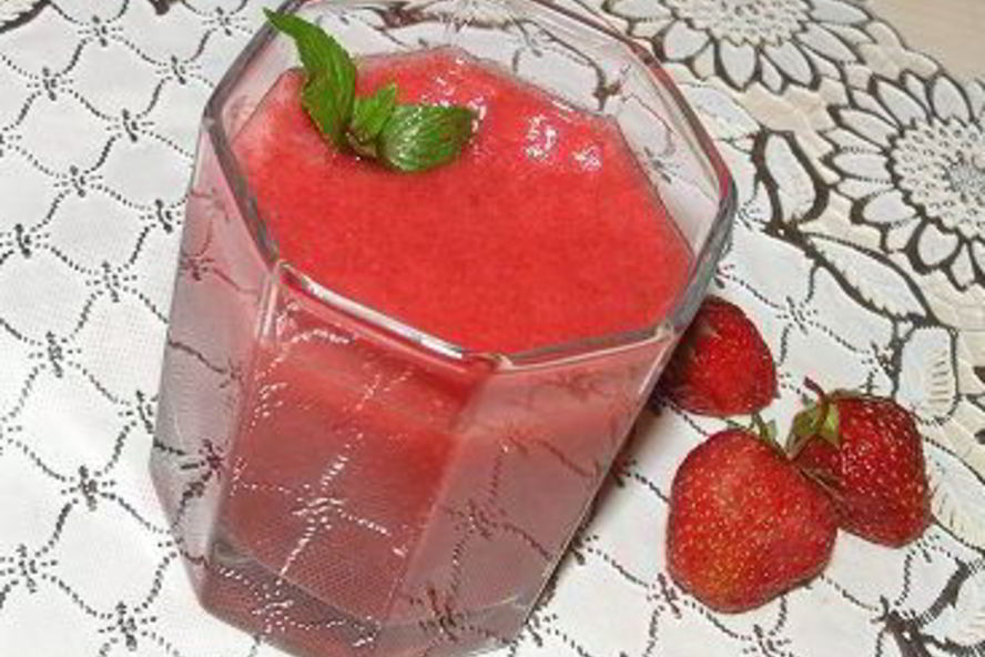 Рецепт клубничный морс