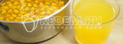 напиток облепиховое солнце. Шаг 4