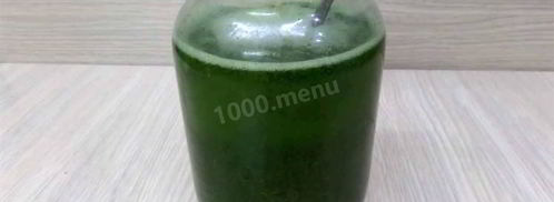 прохладительный напиток из виноградных листьев. Шаг 4