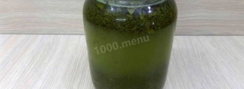 прохладительный напиток из виноградных листьев. Шаг 5