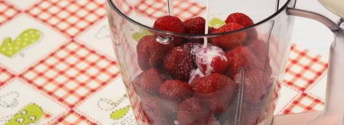 протеиновый коктейль с клубникой и творогом. Шаг 6