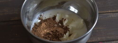 шоколадный коктейль. Шаг 3