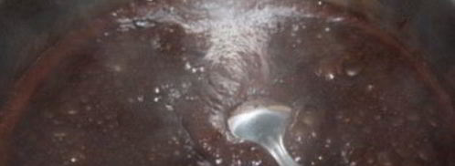 сироп шоколадный. Шаг 4