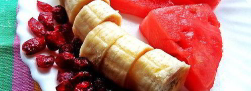 бананово-арбузный смузи. Шаг 2