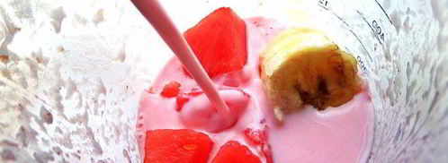 бананово-арбузный смузи. Шаг 3