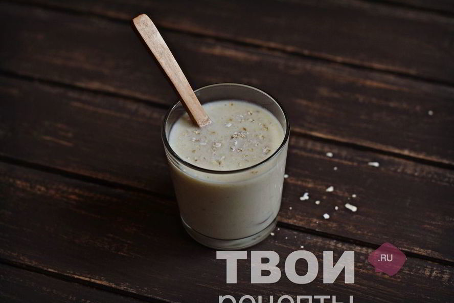 Рецепт бананово-овсяной смузи