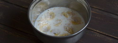 бананово-овсяной смузи. Шаг 3