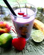 Банановый смузи с лаймом