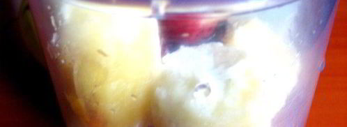 банановый смузи с лаймом. Шаг 7