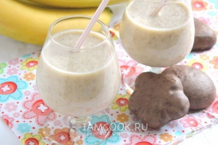 Рецепт банановый смузи