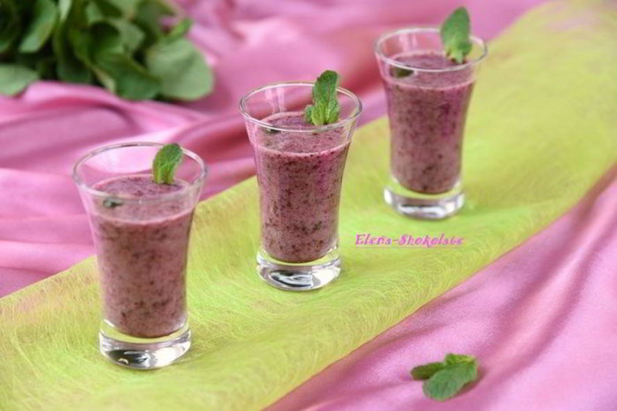 Рецепт черничный смузи