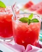 Фитнес смузи арбуз-грейпфрут-кокос