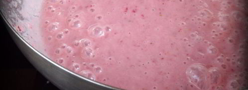 клубнично-банановый смузи. Шаг 4