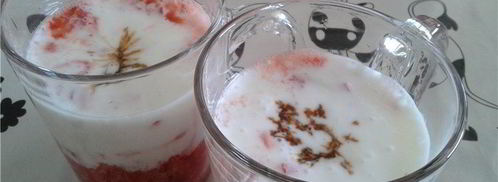 клубничный кефирный смузи. Шаг 4