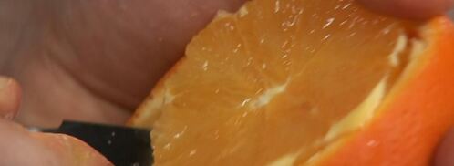 ленивые апельсиновые вареники с брусничным соусом и апельсиновым смузи. Шаг 4