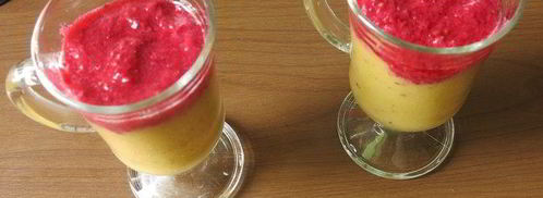 полосатый смузи. Шаг 7