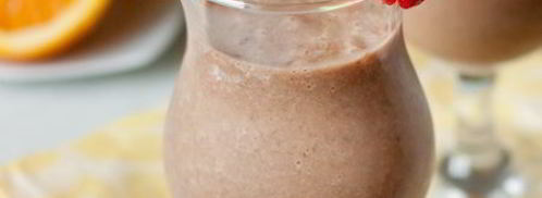 шоколадно-банановый смузи с арахисовой пастой. Шаг 5