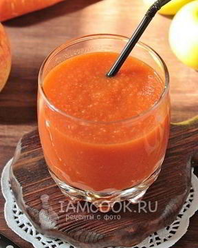 Смузи из моркови и яблок