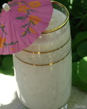 Смузи из овсянки и банана