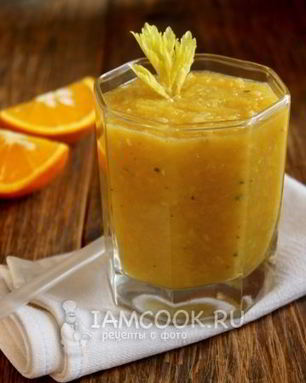 Смузи из сельдерея и апельсина