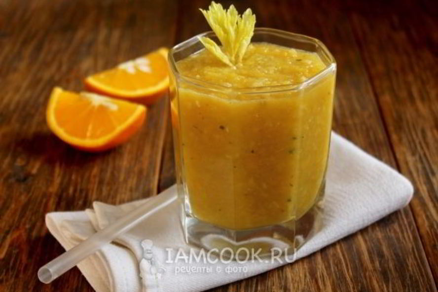 Рецепт смузи из сельдерея и апельсина