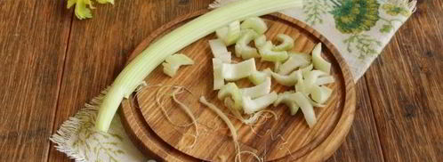 смузи из сельдерея и апельсина. Шаг 4