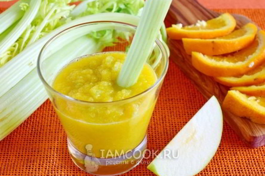 Рецепт смузи из сельдерея и яблок