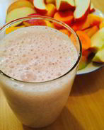 Смузи из замороженных фруктов с овсяными хлопьями