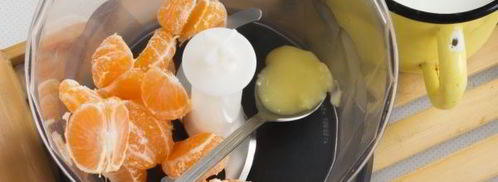 смузи мандариновый с бананом. Шаг 5