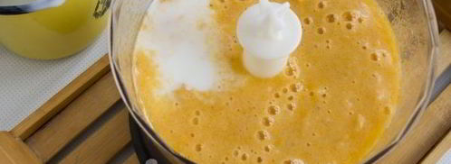 смузи мандариновый с бананом. Шаг 9