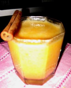 Смузи с бананом и мандарином