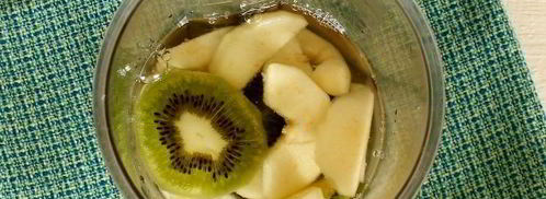 смузи с бананом, киви и грушей. Шаг 6