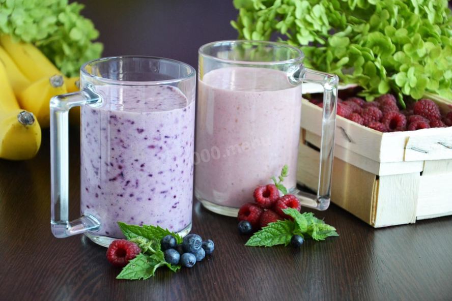 Рецепт смузи с овсяными хлопьями бананом