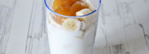 смузи с овсяными хлопьями бананом. Шаг 3