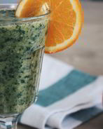Смузи со шпинатом и апельсином