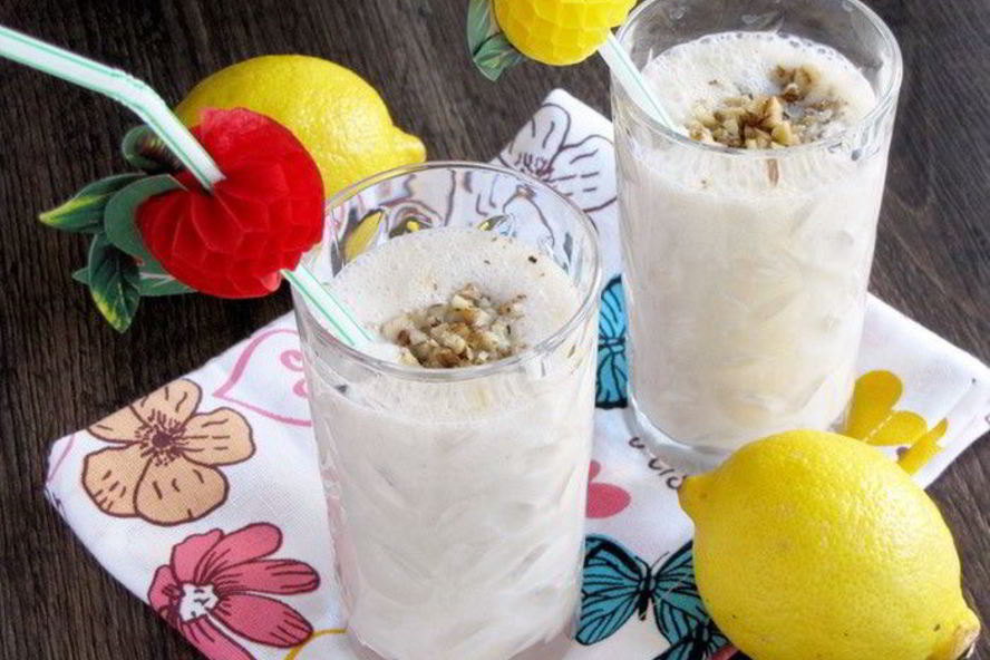 Рецепт смузи в бананово-лимонном сингапуре