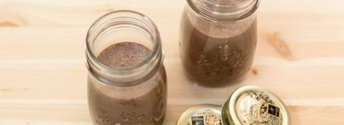 творожный смузи с бананом и какао. Шаг 11