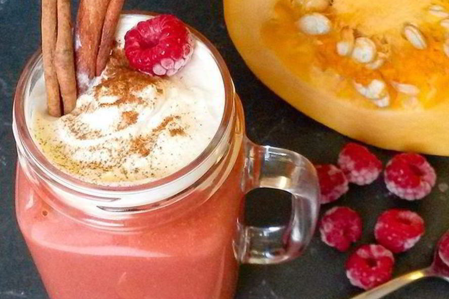 Рецепт тыквенно-малиновый смузи