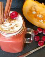 Тыквенно-малиновый смузи