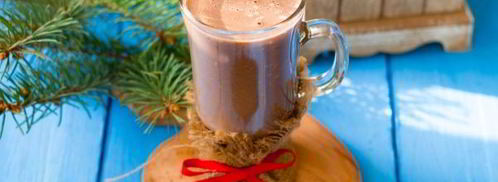 вегетарианский смузи горячий шоколад. Шаг 13