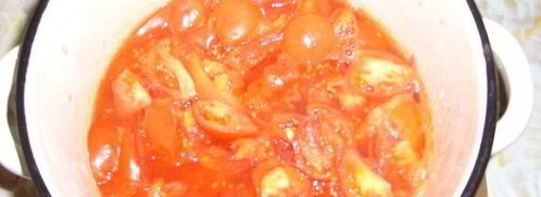 томатный сок. Шаг 2