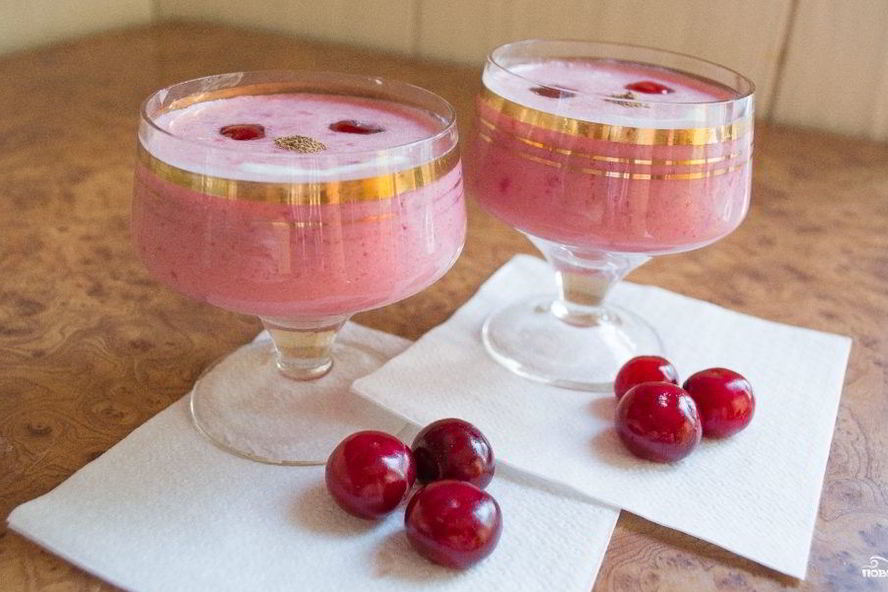 Рецепт вишневый коктейль