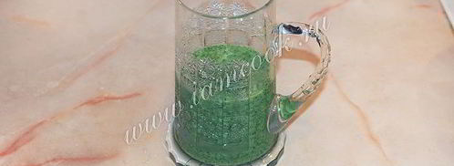 зеленый коктейль из шпината. Шаг 7