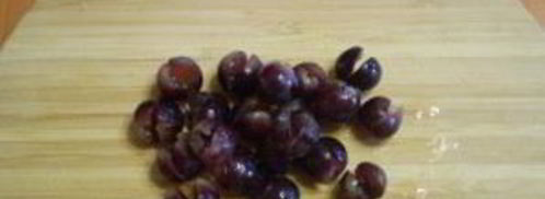 зеленый коктейль с виноградом. Шаг 2