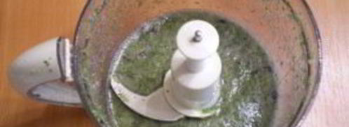 зеленый коктейль с виноградом. Шаг 4