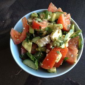 Салаты из помидор