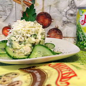 Салаты с кальмарами