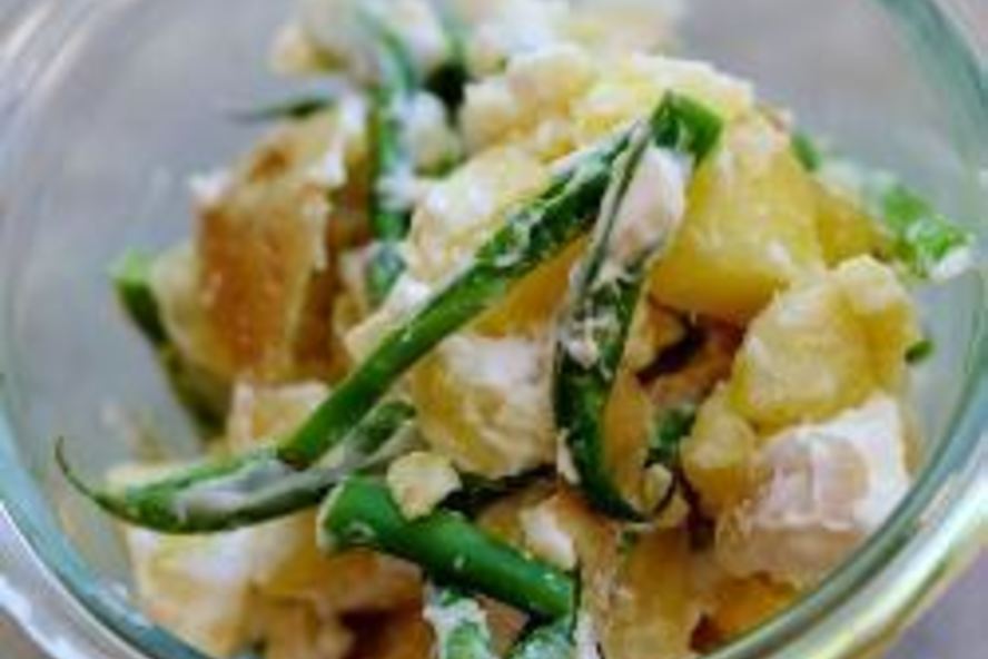 Рецепт картофельный салат по-деревенски