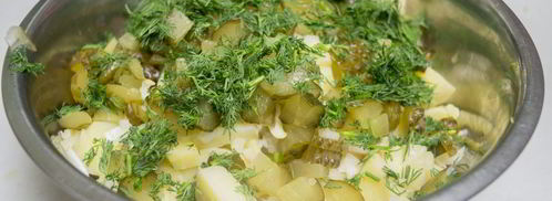 картофельный салат по-немецки. Шаг 4